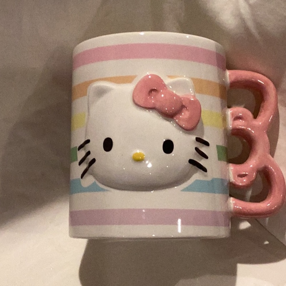 Hello Kitty Pastel Striped Mug